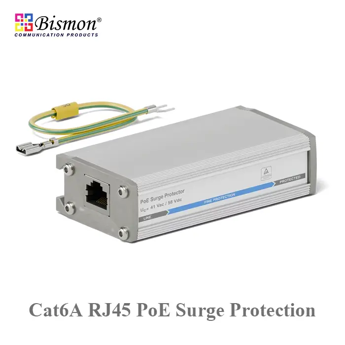 Cat.6A PoE Surge Protector (Class II / Type 2) speed 10GB Din-Rail